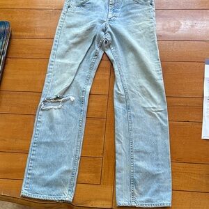 LEE JEANS - vintage straight leg, size 6, 30” inseam